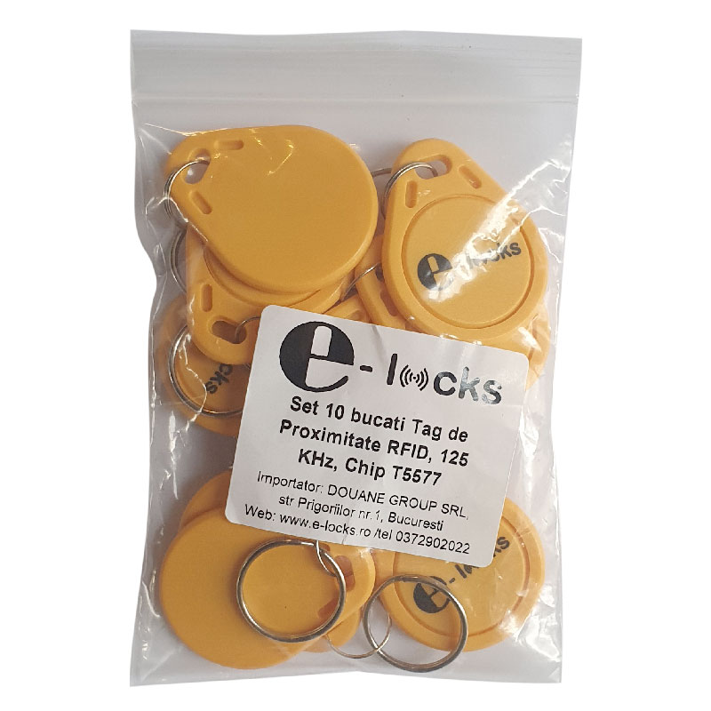 Комплект RFID безконтактни таг за близост E-LOCKS, T5577 чип за ...