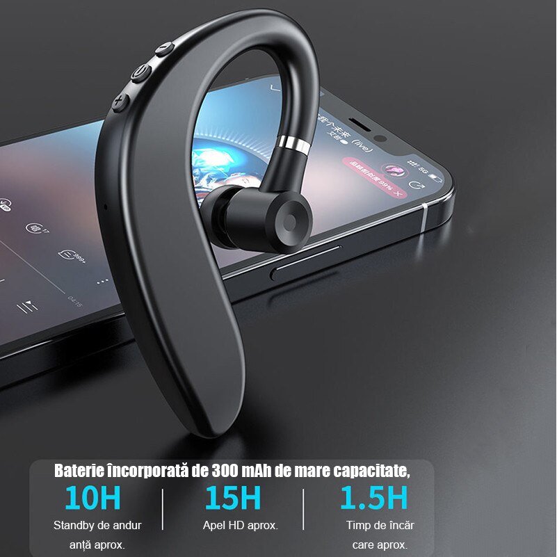 Безжични слушалки, Y9, Bluetooth 5, многоточкови, дълъг живот на ...
