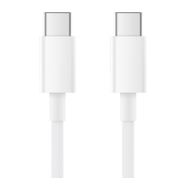 Кабел за данни / зареждане, ElectroCharge Swift, USB-C към USB-C, 3A, 1 м, бял