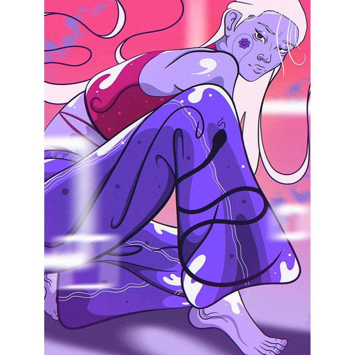 Рисуване по номера ITA ART, Space, 40х50см, Многоцветен