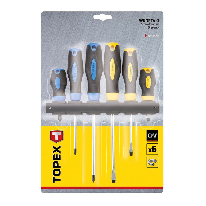 Комплект отвертки Topex 6 бр