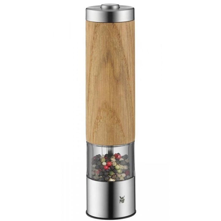 Rasnita electrica, WMF, Inox/Lemn, Maro/Argintiu