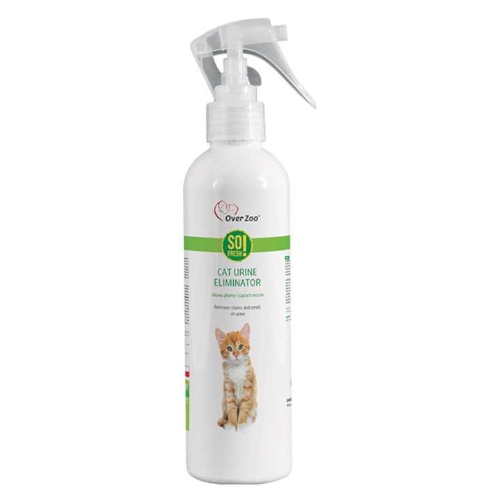 Spray eliminator de urina pisici, OverZoo, 250ml