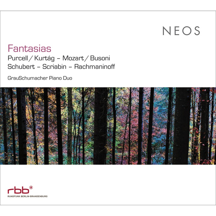 Purcell / Kurtág - Mozart / Busoni - Schubert - Scriabin Rachmaninoff - Fantasias CD