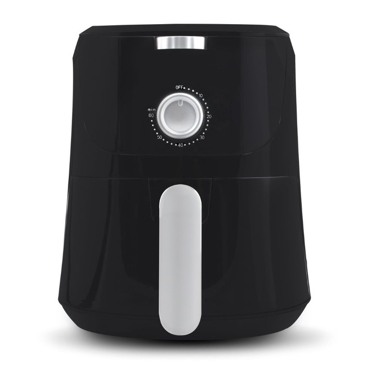 Friteuza cu aer cald Rohnson R2831, 1300 W, volum recipient 3,8 L, temporizator, setare 80-200 ° C, picioare antiderapante, protectie supraincalzire