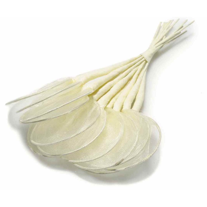 Set 144 flori artificiale 4x12.5 cm