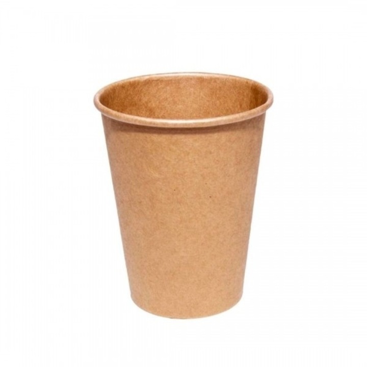 Pahar 350ml, 12oz, natur, kraft, D80, 1000buc, Practic Online