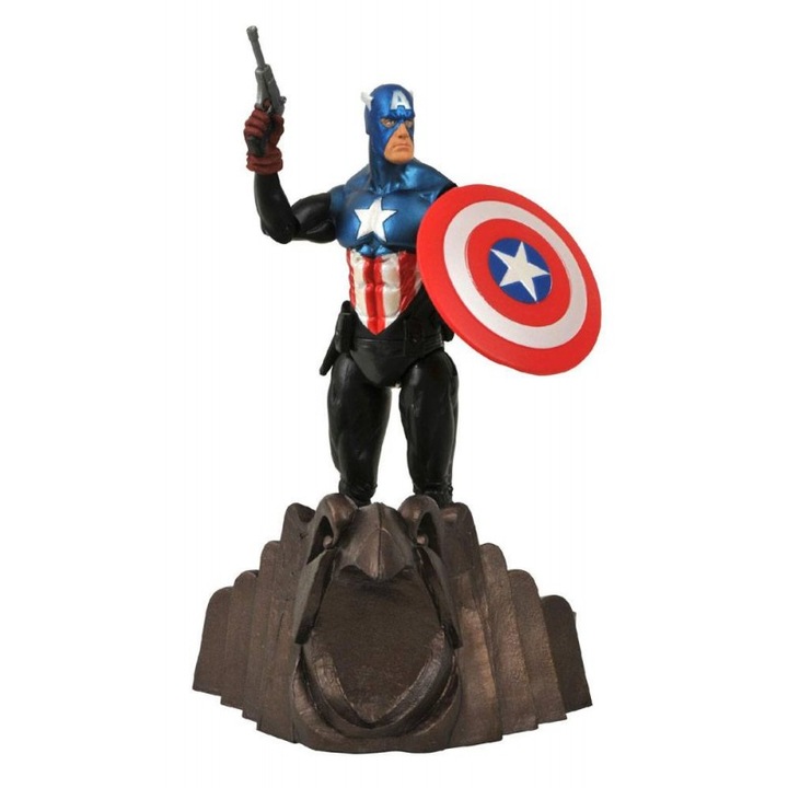 Marvel Select Amerika Kapitány figura, 18 cm, többszínű