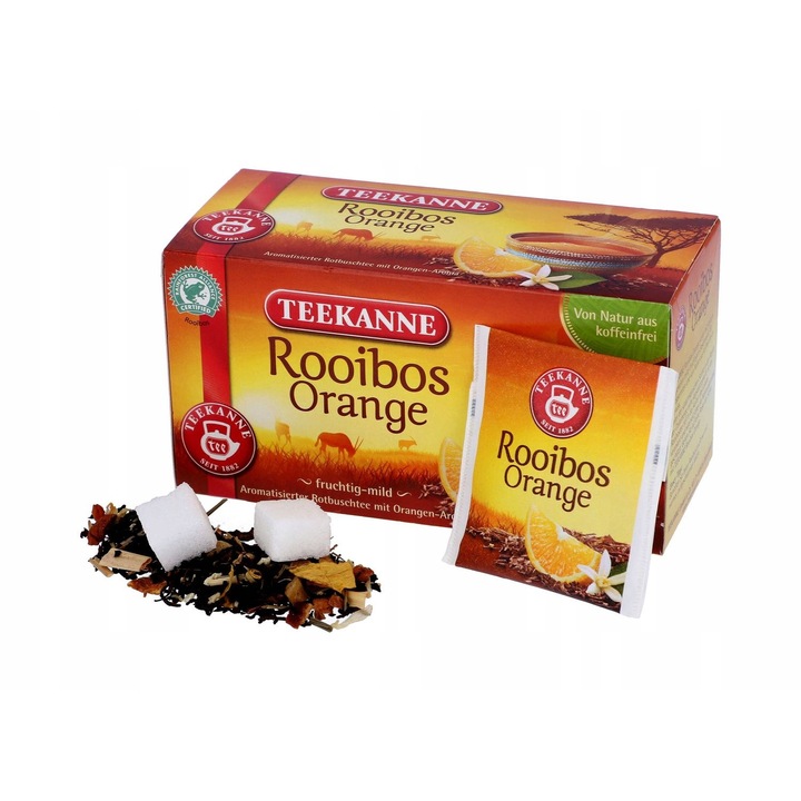 Ceai de fructe, Teekanne, Rooibos, Aroma fructata, Pliculete, 35 g