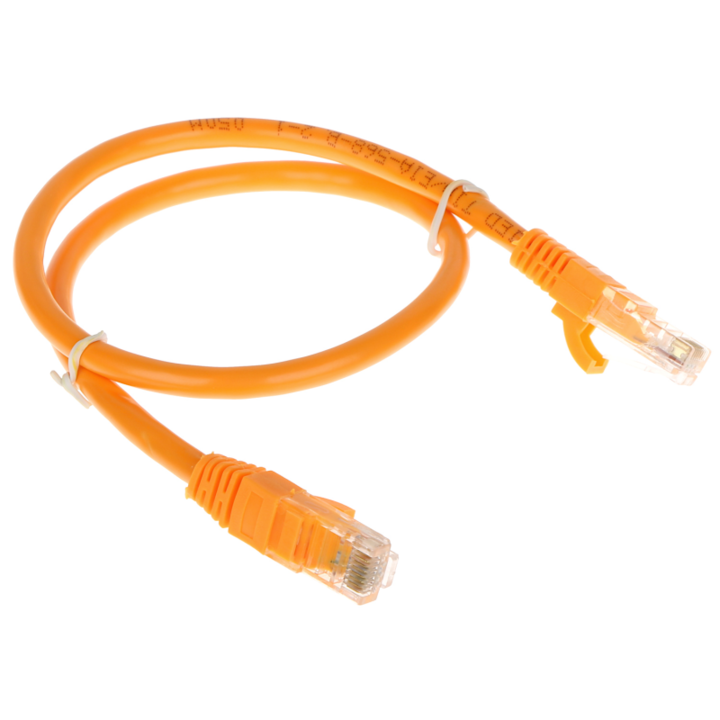 Patchcord UTP Cat.6 portocaliu - 0.5 m