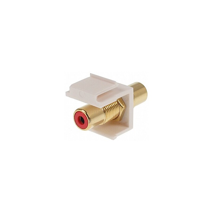 Moduláris csatoló RCA Keystone FX-C2 piros