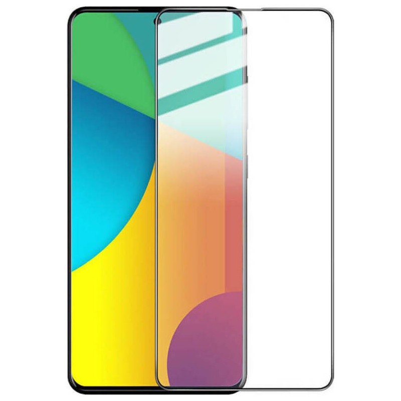 Folie de protectie tempered glass pentru Samsung Galaxy A71 full glue black