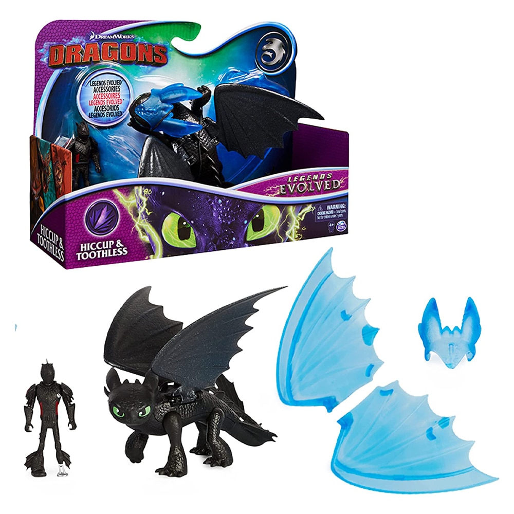 Фигури DreamWorks Dragons Legends Evolved, Hiccup Toothless