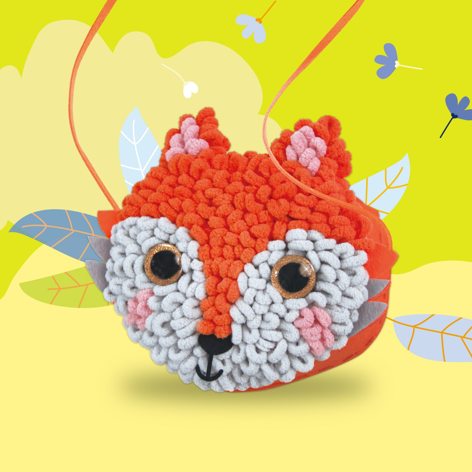 DIY Loopie Fun Kit – Моята първа плюшена чанта за къдрици, лисица - eMAG.bg