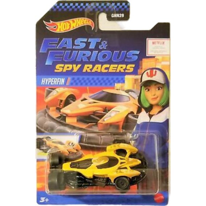 Masinuta Hot Wheels, Fast & Furious, Hyperfin
