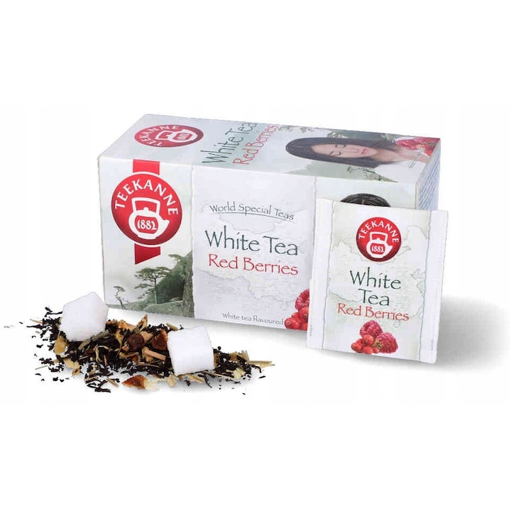 Fekete tea, Teekanne, Málna/Áfonya, Ízek keveréke, 25 g