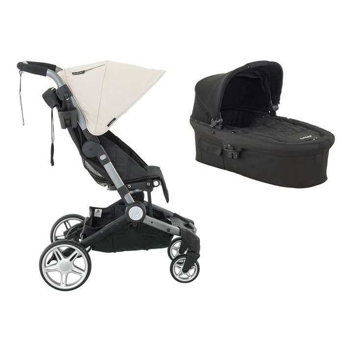 Carucior copii, Larktale, 2 in 1, Coast Longreef, Cream