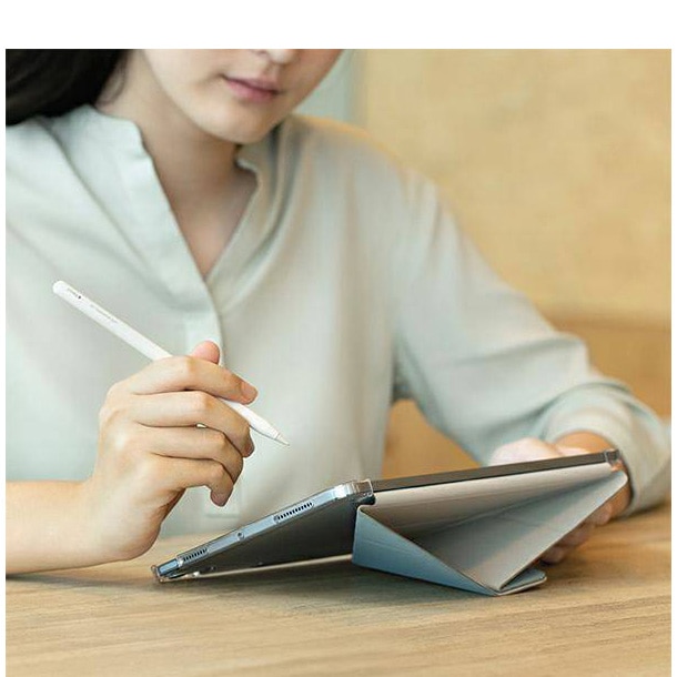 Husa de protectie UNIQ Camden pentru iPad Air 10,9" (2020) Antimicrobial, Gri