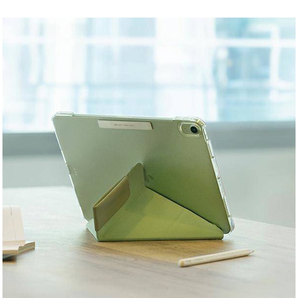 Husa de protectie UNIQ Camden pentru iPad Air 10,9" (2020) Antimicrobial, Gri