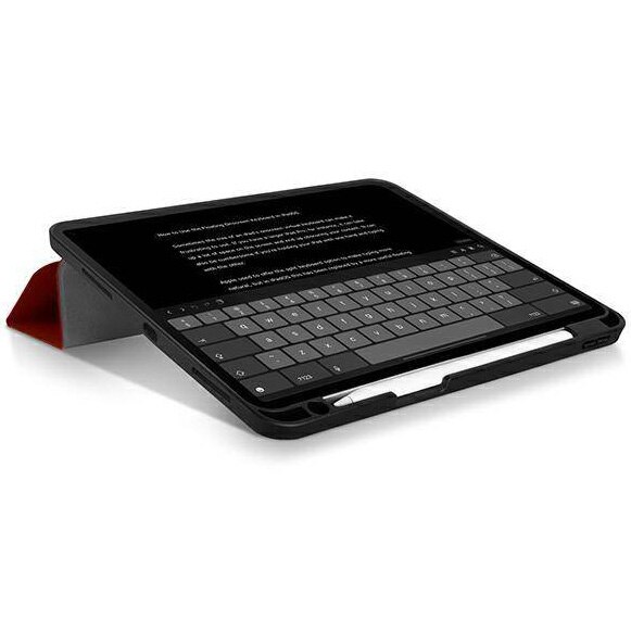 Husa de protectie UNIQ Transforma Rigor Antimicrobial pentru iPad Air 10,9 (2020), Coral Rosu