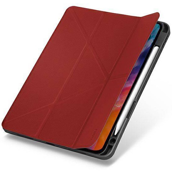 Husa de protectie UNIQ Transforma Rigor Antimicrobial pentru iPad Air 10,9 (2020), Coral Rosu