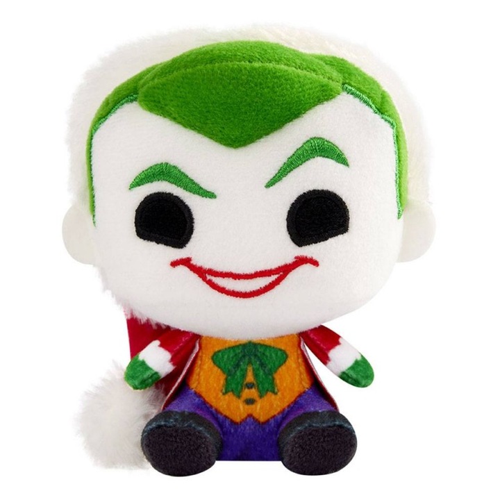 Фигурка DC Comics Holiday 2022 POP! Plush Joker, 10см, Многоцветна