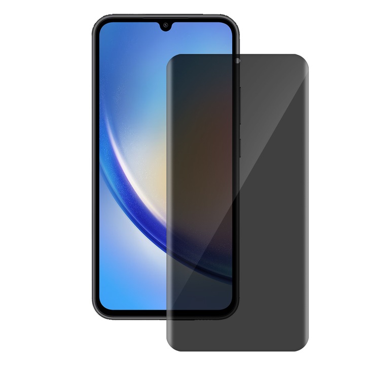 SILKASE adatvédelmi fólia Samsung Galaxy A34-hez, képernyővédő, szilikon