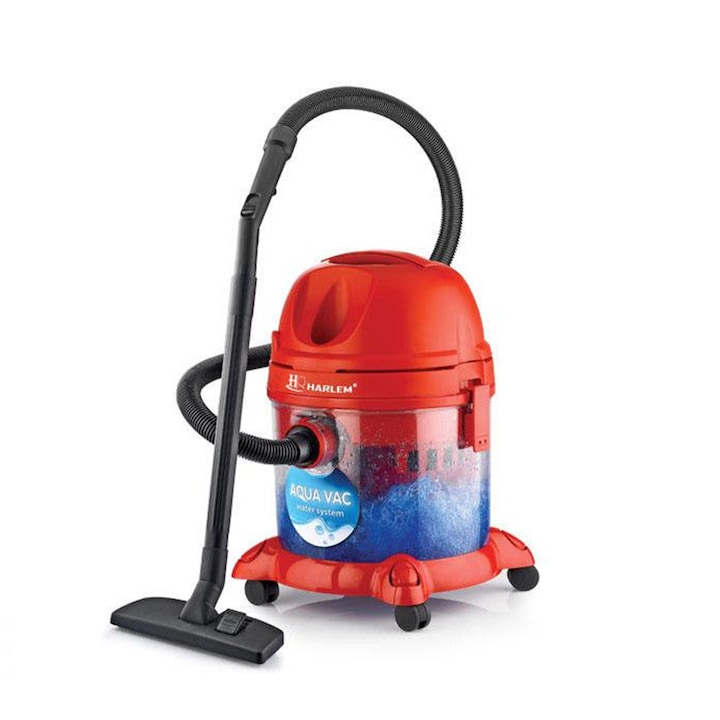 Aspirator Harlem BETA AQUA HSV 1910, Putere 2200W, Sistem filtrare a apei, Functie umidificator