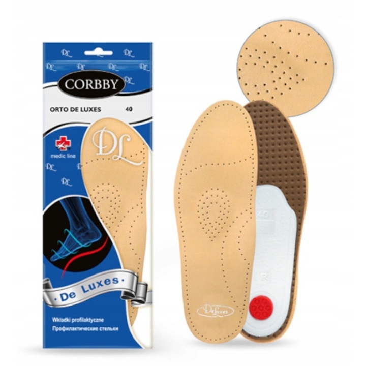 Branturi profilactice, Corbby, Piele, Marime 35, Bej