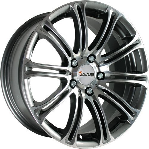 Janta aliaj AVUS Ac-Mb1 Anthracite Polished 9.5x20 5x120 et37
