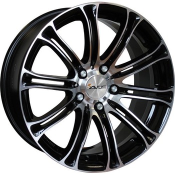 Janta aliaj AVUS Ac-Mb1 Black Polished 8.5x18 5x120 et37 Janta aliaj AVUS Ac-Mb1 Black Polished 8.5x18 5x120 et37
