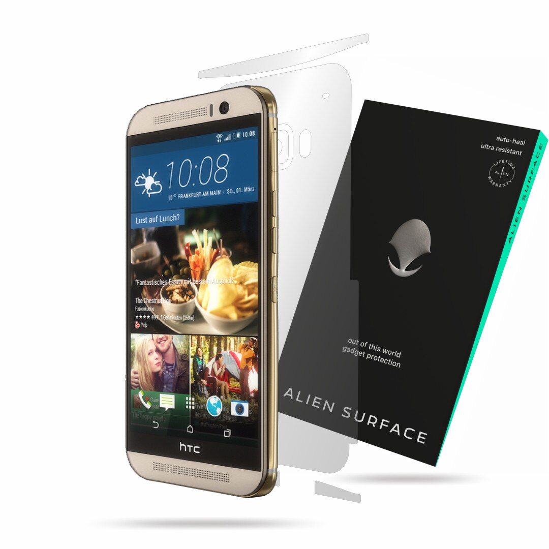 Folie Alien Surface, HTC One M9s, protectie spate, laterale