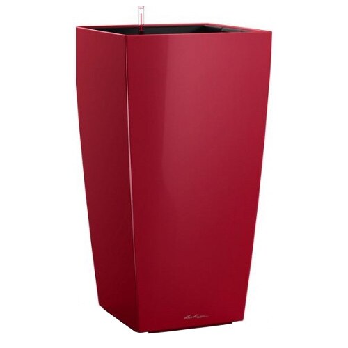 Ghiveci Lechuza Cubico Premium 30/56CM - set complet rosu 18183