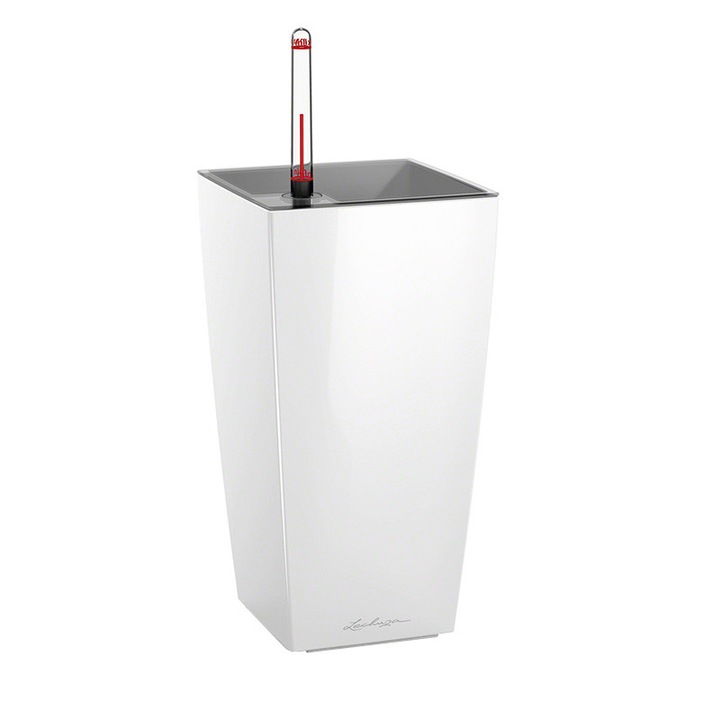 Ghiveci Lechuza Mini Cubi Premium 9/18CM - set alb 18120