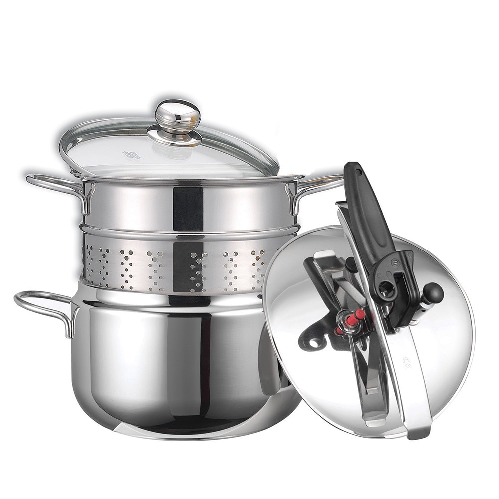 Set oala presiune CuociMix, 4 piese