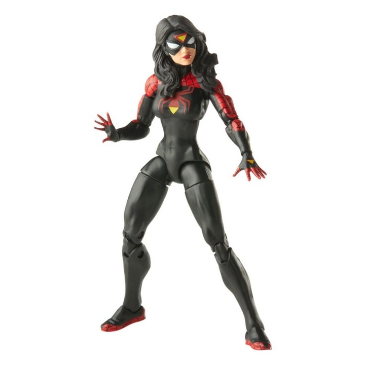 Figurina Spider-Man Marvel Legends Retro Collection Actionfigur Jessica Drew Spider-Woman, 15cm, Multicolor