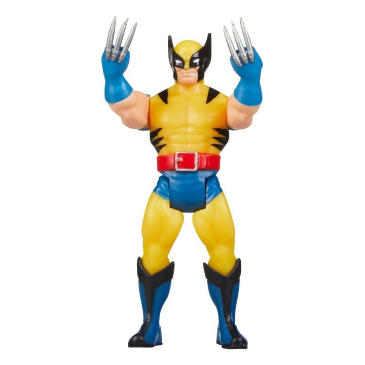 Figurina Marvel Legends Retro Collection Wolverine, 10cm, Multicolor
