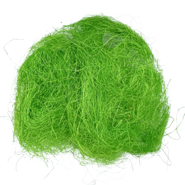 Iarba pentru cosul de paste, Ornamente Paste, Nevermore, Verde, 15 grame