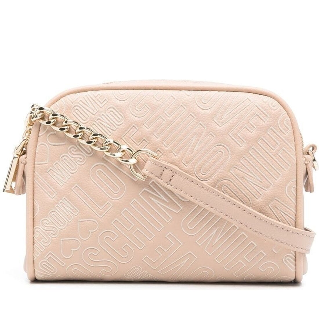 Geanta Crossbody dama, Love Moschino, Poliuretan, One Size, Bej eMAG.ro