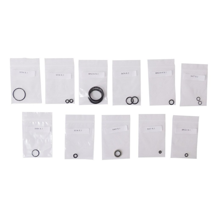 Set garnituri etansare pistoale, Air Arms, Compatibil cu modelele S400/S410, Negru