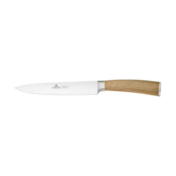Cutit de bucatarie, Gerlach, Inox, 8", Maro