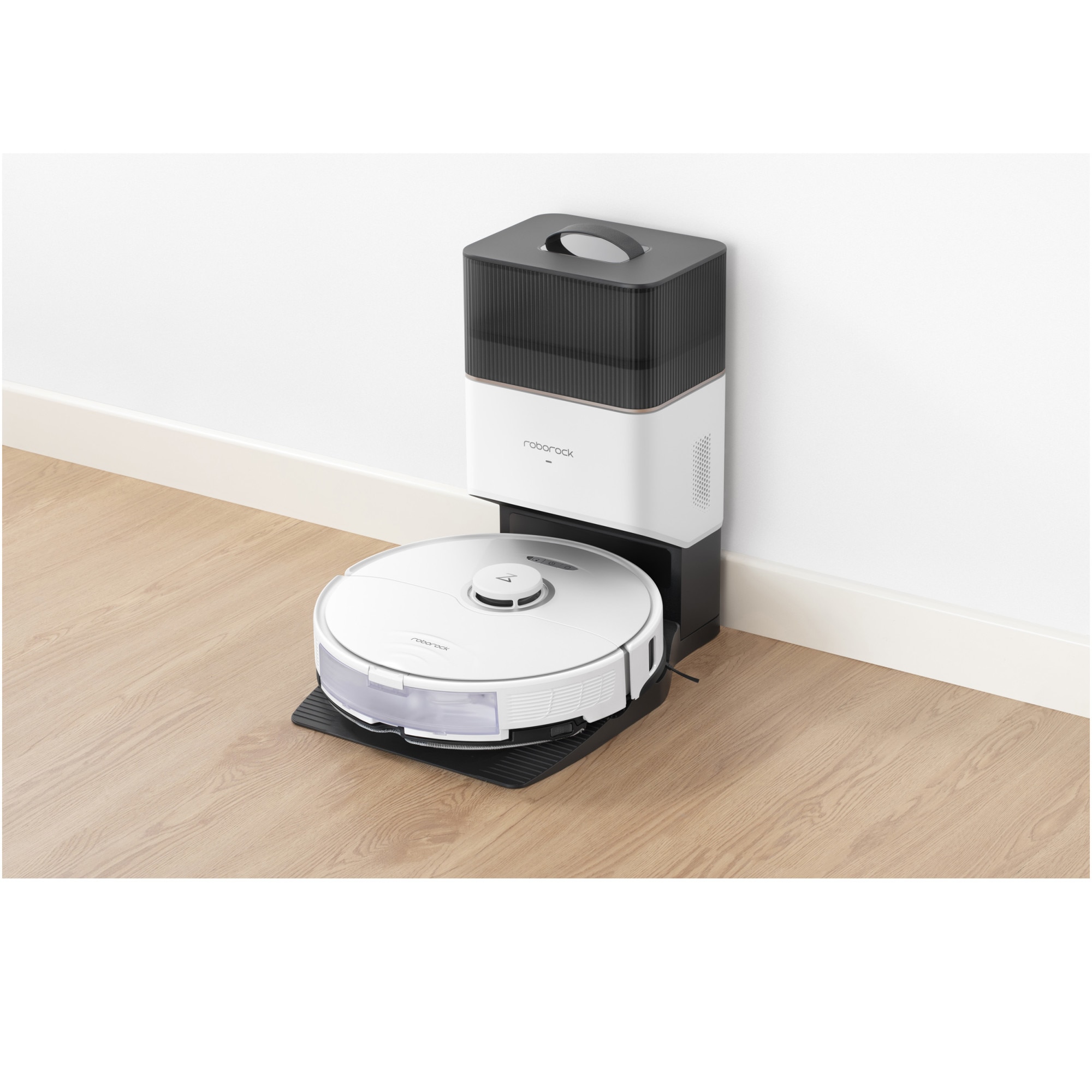 Robot de aspirare Roborock S8 Plus, S8P02-00, aspirator si mop, 5200 mAh, 6000Pa, recipient praf 350 ml, 4 senzori, 4 harti, 69W, 180 min autonomie, alb
