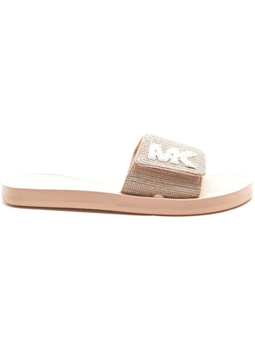 Papuci dama Luino, Michael Kors, Poliester, Auriu, 36 EU