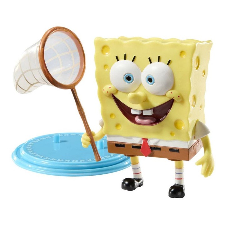 Figurina SpongeBob SquarePants Bendyfigs Bendable Spongebob, 12cm