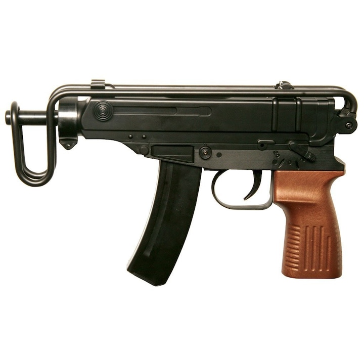 Pusca airsoft CZ Scorpion Vz61, Action Sport Games, Metal/Polimer, Negru/Maro