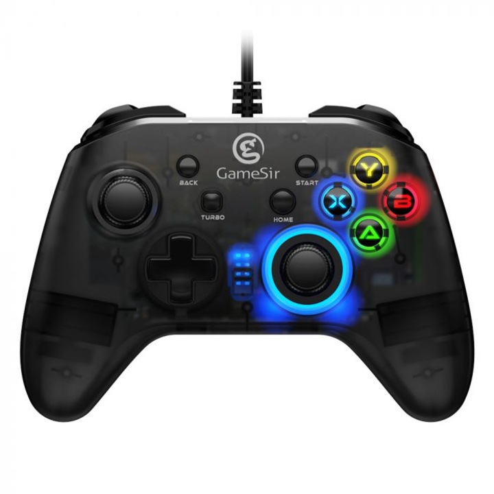 GameSir T4w vezetékes gamepad fekete (HRG7103) (HRG7103)