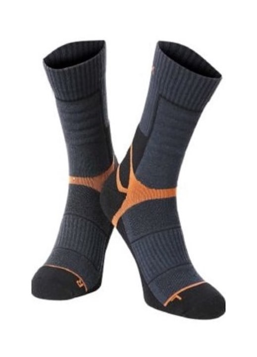 Sosete termoactive, Brubeck, Poliester/Polipropilena/Bumbac, Gri, 39-41