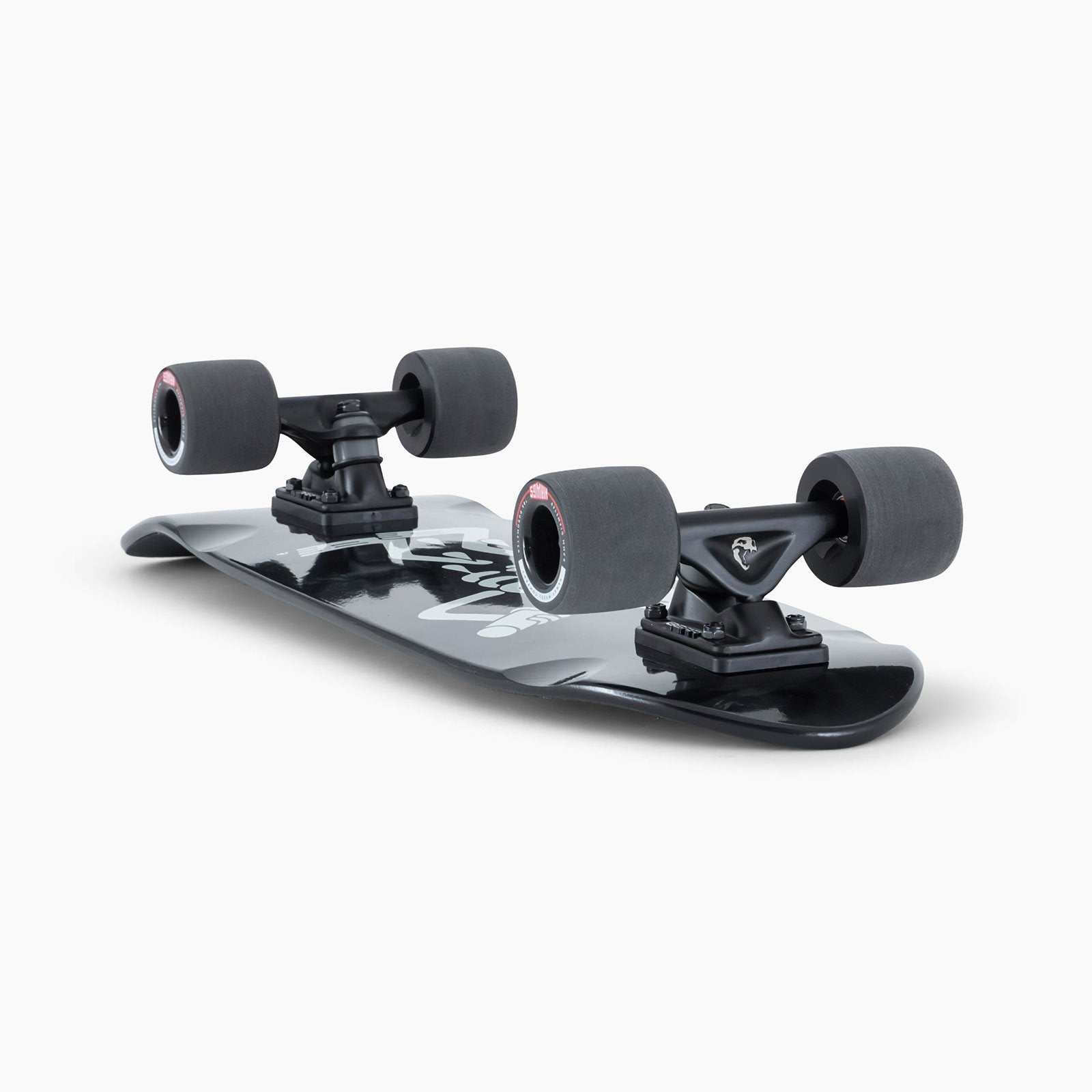 Longboard Mini Cruiser Dinghy Skeleton, Landyachtz, Lemn, 72x20 cm, Alb