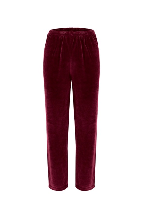 Pantaloni dama, Agrafka, Poliester, Visiniu, Rosu