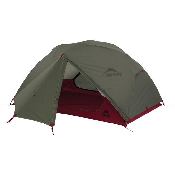 Палатка, MSR Elixir 2 Backpacking Tent, зелено/червено, 2 човека